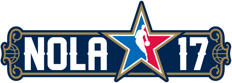 NBA All-Star Game 2017 Wordmark Logo iron on transfers for clothing